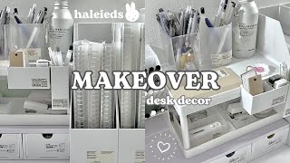 MAKEOVER 🖇️ deskdecor  minimalistic  haul shopping amp shopee etc [upl. by Uolyram51]