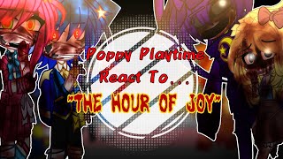 Poppy Playtime React To THE HOUR OF JOY VHSGacha ReactionThe Life Of Cally [upl. by Beuthel735]