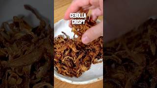 CEBOLLA CRUJIENTE NO FRITA en AIRFRYER receta recetas airfryer [upl. by Onitsirc711]