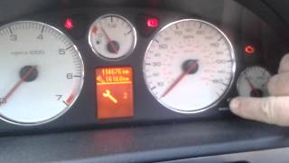 Service lamp reset in Peugeot 407 [upl. by Ynaffets]