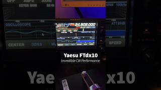 Yaesu FTdx10 Incredible CW Performance amateurradio yaesu [upl. by Roderic676]