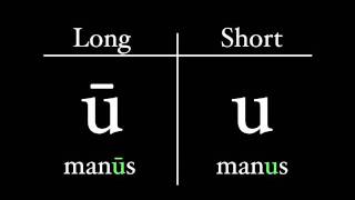 The Latin Alphabet  Vowel Pronunciation [upl. by Vipul]