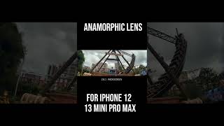 Anamorphic Lens For Iphone 12 13 mini pro max shorts iphonelens iphone12 [upl. by Claudie571]