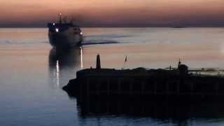 LLEGADA del barco SILVIA ANA de BUQUEBUS a Colonia desde el ELADIA ISABEL TURISMO URUGUAY [upl. by Anitsyrhc]