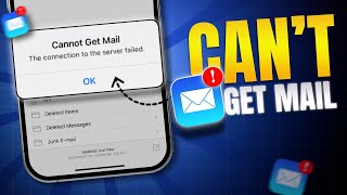 How to Fix Cannot Get Mail on iPhone or iPad  The Connection to the Server Failed on iOS Mail App [upl. by Redmond834]