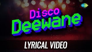 Disco Deewane  Lyrical  Nazia Hassan [upl. by Letnom]