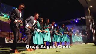 Best Gospel Dance Choreography by Great Angels Choir LIVE Performance  BICC Lilongwe [upl. by Akirehc123]