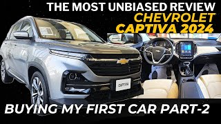 Chevrolet Captiva Review  Chevy Captiva Premier 2024 Most Unbiased amp Detailed Review [upl. by Cornelia]