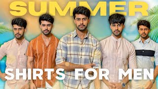 SUMMER SHIRTS FOR MEN IN BUDGET  MEN’S FASHION HAUL [upl. by Anselmi68]