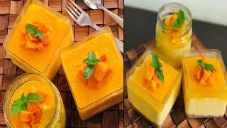 No Bake Mango Cheesecake  No Egg  No Oven  No Gelatine  No Condensed milk [upl. by Zetnod]