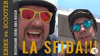 Bici ELETTRICA vs SCOOTER sfida RECENSIONE ebike RMS [upl. by Atterys929]