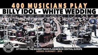 Witness the Epic Collaboration 400 Musicians Perform Billy Idol  White Wedding [upl. by Nitsoj162]