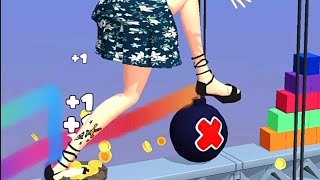 ASMR TIPPY TOE gameplay crazy girls👯big💣 bomb blast💥 tipps gaming area android games [upl. by Zeuqram]