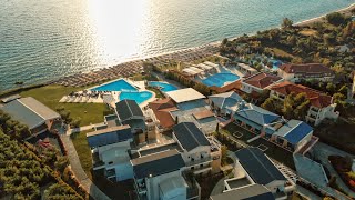 Kassandra  Halkidiki  Istion Club Hotel  4K Drone Footage [upl. by Adine]