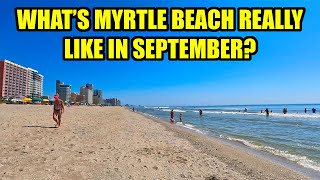 Whats Myrtle Beach REALLY Like in September Crowd Levels Weather Events amp More [upl. by Naitsirhc]