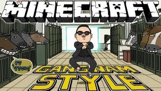 PSY Gangnam Style  Minecraft Note Blocks ♫ [upl. by Ayifas]