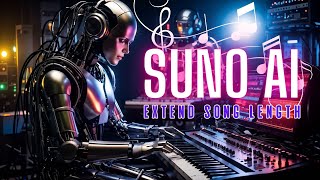 Suno AI v3 Extending Song Length [upl. by Asilla]