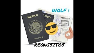 Requisitos Pasaporte Mexicano renovacion  FERNANDO WOLF [upl. by Hakan]