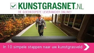 Hoe moet je kunstgras aanleggen Uitleg in 10 simpele stappen  door Kunstgrasnetnl [upl. by Nevar917]