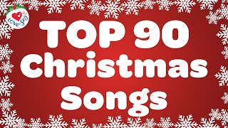 Top 90 Christmas Songs with Lyrics 🎅 Merry Christmas 2024 [upl. by Acir]