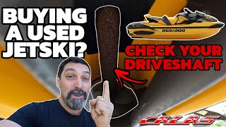 Buying a Used SEA DOO RXTX  You may want to check this before buying one  Rusted Driveshaft [upl. by Alak]