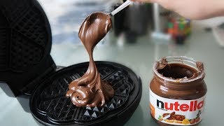 GAUFRIER vs NUTELLA Expérience [upl. by Damarra]