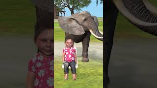 Elephant 🐘 or tiger 🐅 to choti ke pas h lekin papa presan hai maa se elephant papa lion [upl. by Frager]