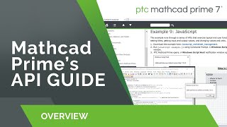 API Guide  Mathcad Prime 7 [upl. by Tabber]