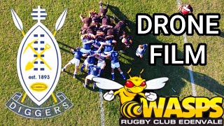 RANDBURG DIGGERS VS EDENVALE WASPS DRONE FILM [upl. by Africah]