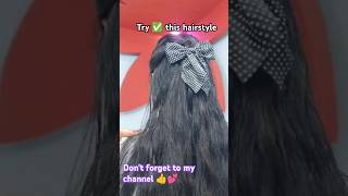 Try this beautiful hairstyle trending shorts hairstyles bunhack viralvideo tutorial byselhair [upl. by Aryn]