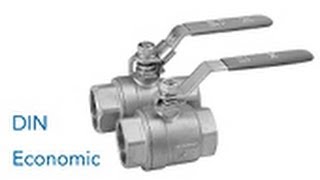 Unterschiede Kugelhahn nach DIN  ECONOMICAusführung [upl. by Aidole339]