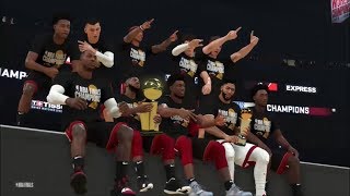 What happens when you win the Playoffs in NBA2K20  MyLeague [upl. by Grey]