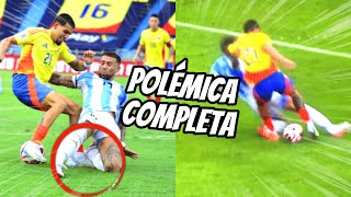 LO QUE NO VISTE de las POLÉMICAS de ARGENTINA vs COLOMBIA  Penal de OTAMENDI y JULIÁN [upl. by Novelia]