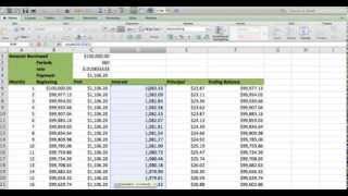 How to build an Amortization table in EXCEL Fast and easy Less than 5 minutes [upl. by Olim]