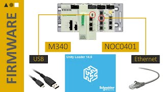 Automate M340  Mettre à jour le firmware avec Unity Loader 🔌 [upl. by Naujahs233]