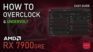 How to Overclock amp Undervolt RX 7900GRE  ADRENALIN 2024 Easy Tutorial [upl. by Radbun717]