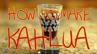 How To Make Kahlua Coffee Liqueur Thirsty Thursday TheVegetarianBaker [upl. by Ariana]