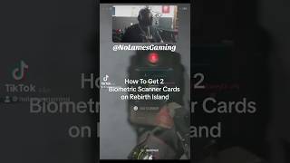 How to Get 2 Biometric Scanner Keycards Rebirth Island 💳 CallOfDuty Warzone Gaming Clips fyp [upl. by Ellehcit]