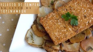 Filetto di tempeh su letto di topinambur  VeganChristmas [upl. by Idnyc156]