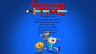 Adventure Time Extended Theme Song with Lyrics [upl. by Idram]