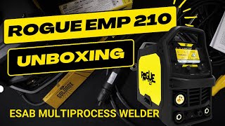 Unboxing the NEW Rogue EMP 210 PRO portable multiprocess welder from ESAB [upl. by Lledraw472]