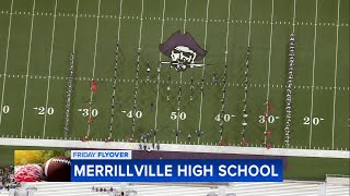 Merrillville HS shows off their Friday Flyover formation [upl. by Acenahs]