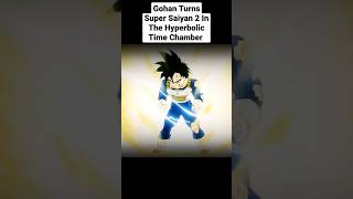 Gohan Turns Super Saiyan 2 In The Hyperbolic Time Chamber Interstellar Style dragonball [upl. by Ativahs]