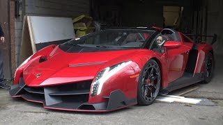 50 Million Lamborghini Veneno Roadster On The Road [upl. by Thadeus]