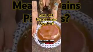 Pouring Pepsi on Pork Meat To Reveal Parasites Is This Video True Or False [upl. by Xam596]