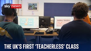 School introduces UKs first teacherless classroom using artificial intelligence [upl. by Toscano]