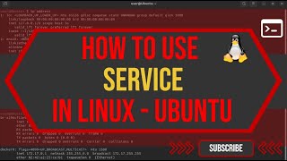 How to Use Service Start Stop Restart Status Enable Disable in Linux Ubuntu [upl. by Rabjohn444]