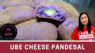 Soft Ube Cheese Pandesal by Mai Goodness  Purple Yam Cheese Pandesal  NoMixer Needed [upl. by Marlea343]