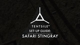 How to setup the Tentsile Safari Stingray 3Person Tree Tent [upl. by Daley405]