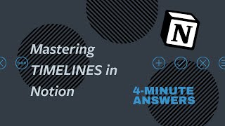 Mastering TIMELINES in Notion  Notion Tutorial [upl. by Wallis]